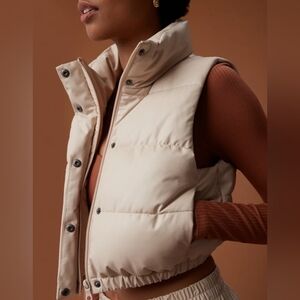 Offline by Aerie Real Luxe Faux Leather Vest